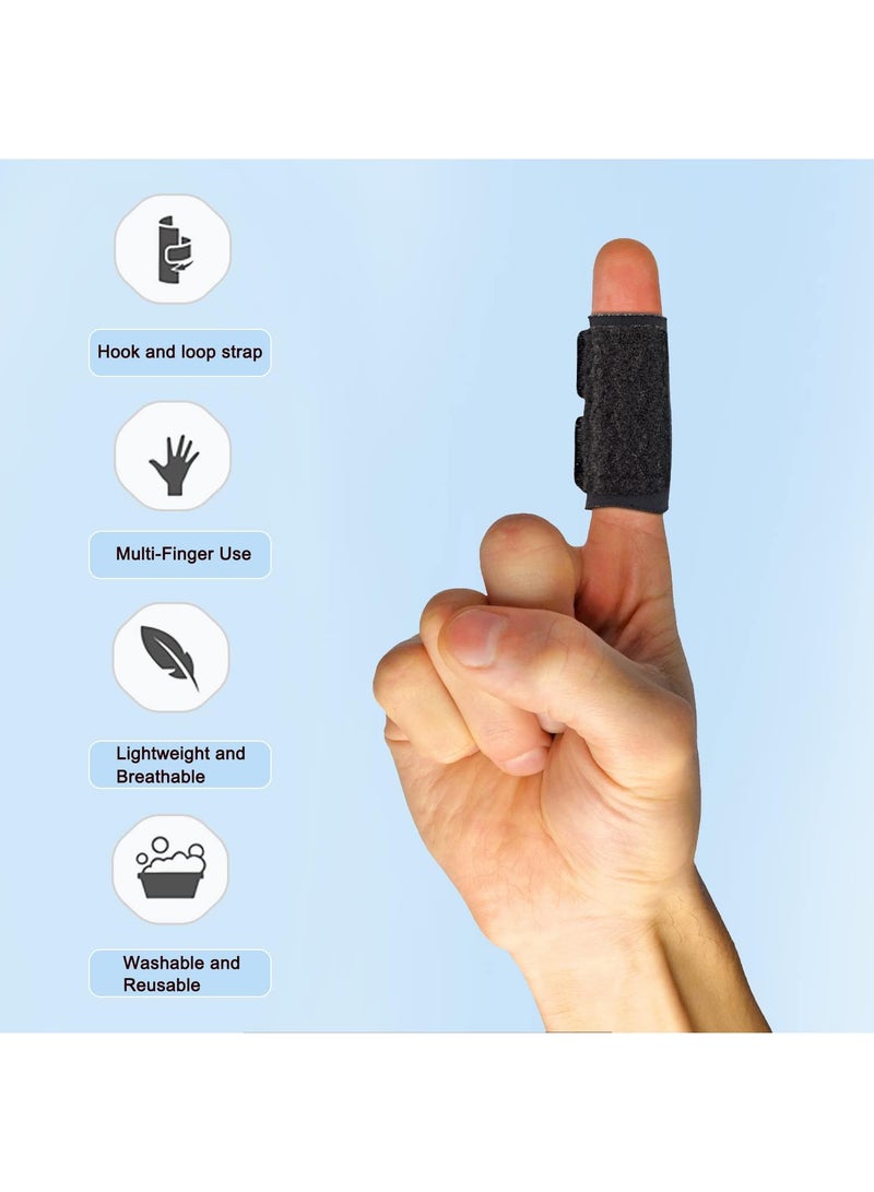 Sweet seven Adjustable Finger Splint Sleeves - Thumb Splint Brace for Finger Support, Arthritis Relief, and Compression - Image 2