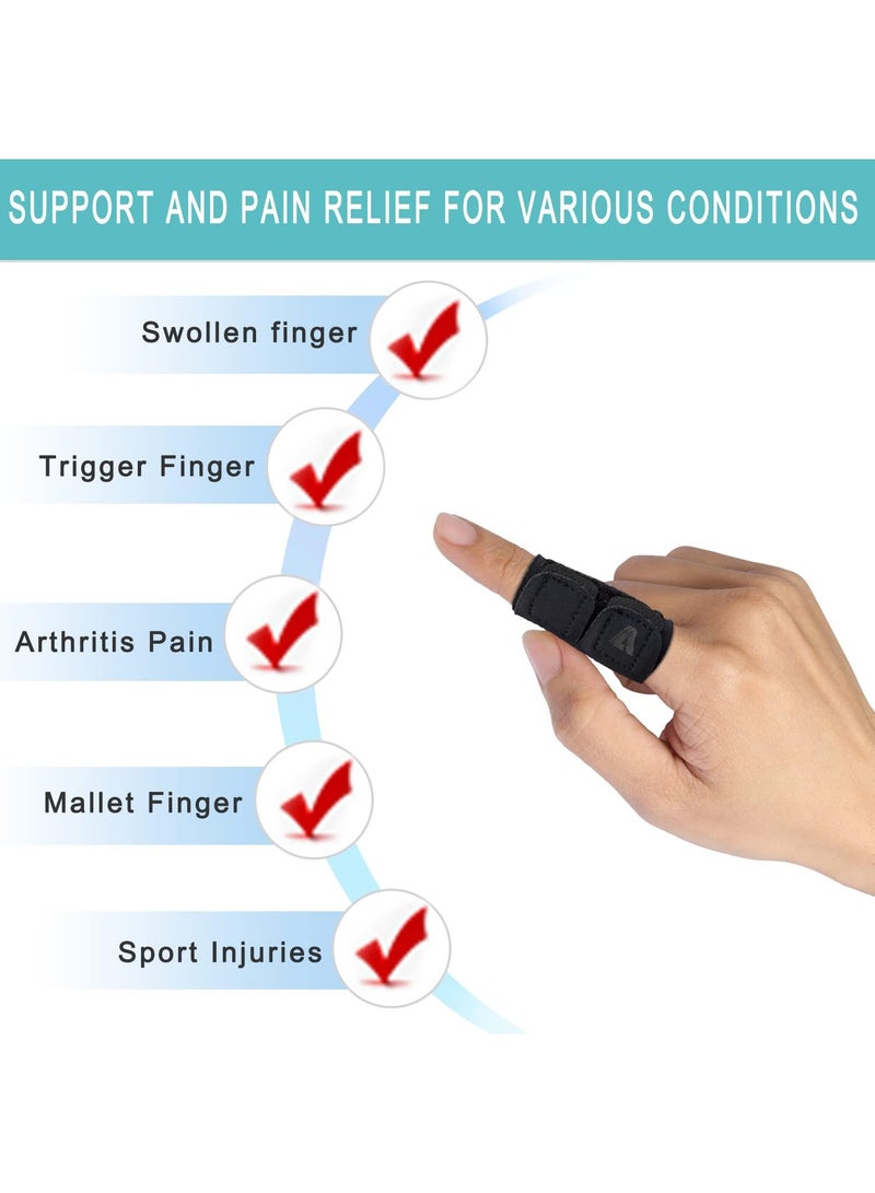 Sweet seven Adjustable Finger Splint Sleeves - Thumb Splint Brace for Finger Support, Arthritis Relief, and Compression - Image 5