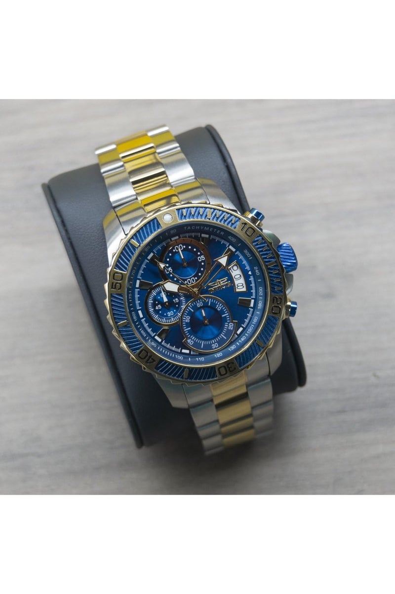 Invicta ساعة إنفيكتا للرجال 22415 برو دايفر بعرض تناظري كوارتز بتصميم مزدوج اللون - Image 2