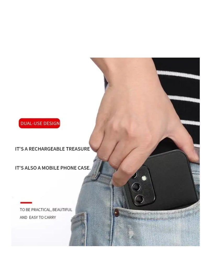 GULFLINK High Capacity 5000mah Battery Case Phone Fast Charging Power Bank for Samsung A34 5G Battery Case  - Image 3