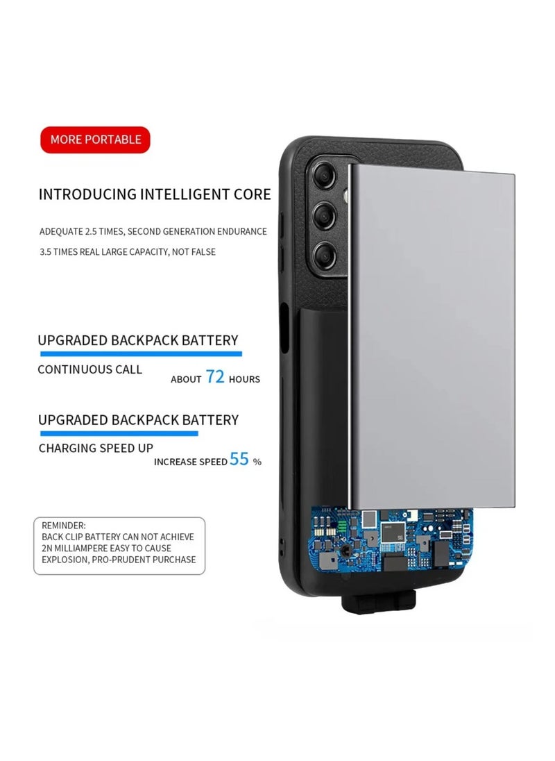 GULFLINK High Capacity 5000mah Battery Case Phone Fast Charging Power Bank for Samsung A34 5G Battery Case  - Image 5