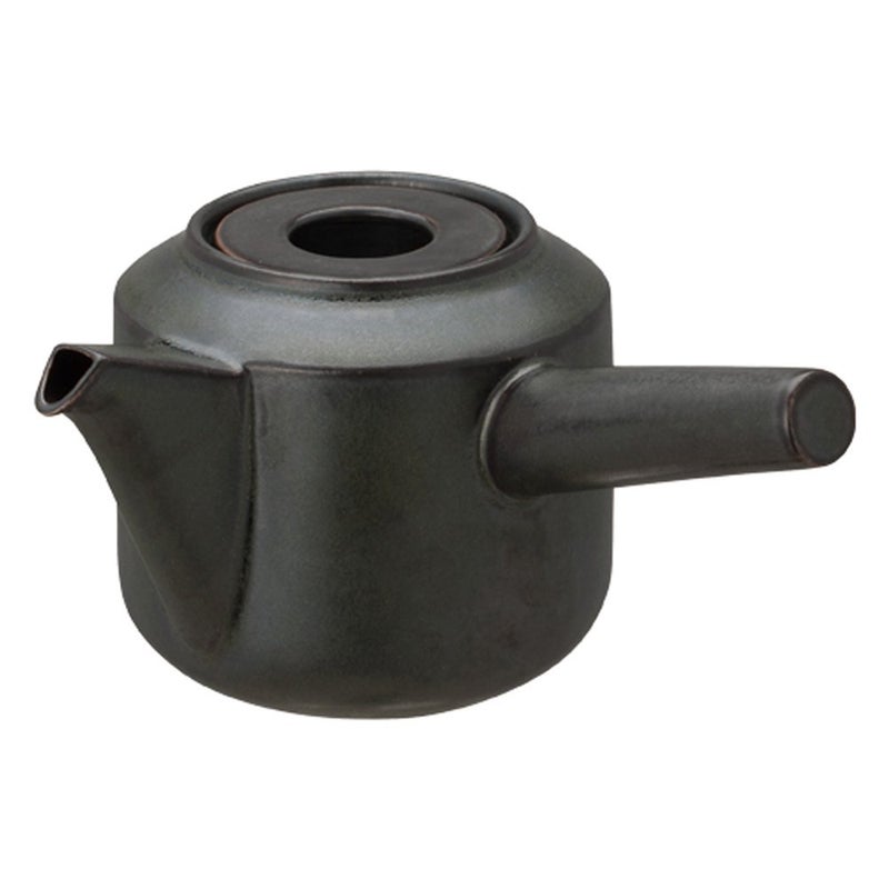 KINTO LT 21231 Teapot 101 fl oz 300 ml Black Microwave and Dishwasher Safe