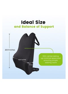 Car Back Cushion ,Car Support Cushion Lumbar Support Cushion Against Back Pain Improve Your Posture Best Car Seat(Black ) - pzsku/Z29B95088A647FF7A778DZ/45/_/1733298973/b557bf63-1154-45a2-9255-4c574d8a0475