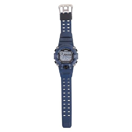 Zoop Digital Watch with Digital Dial & Striped Blue Strap for Boys Kids, from House of Titan - 16051PP06 - Image 5