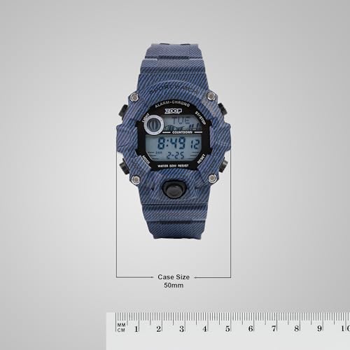 Zoop Digital Watch with Digital Dial & Striped Blue Strap for Boys Kids, from House of Titan - 16051PP06 - Image 3