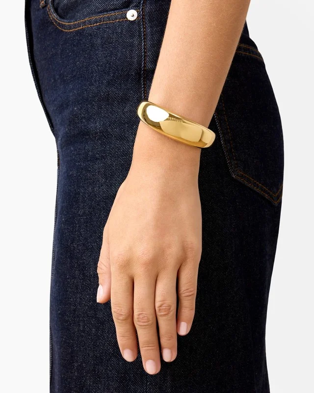 LIE STUDIO Gleaming Angular Link Bracelet
