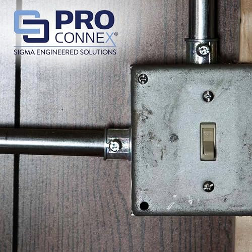 SIGMA ENGINEERED SOLUTIONS ProConnex TC-501 EMT Set Screw Connector 1/2" 50-Pack - Image 4