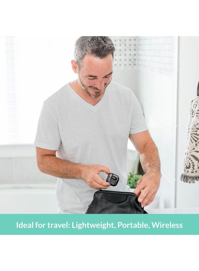 Bril UV-C Toothbrush Sanitizer Portable Sterilizer Cover Holder and Case for Any Size Toothbrush - White - Image 5