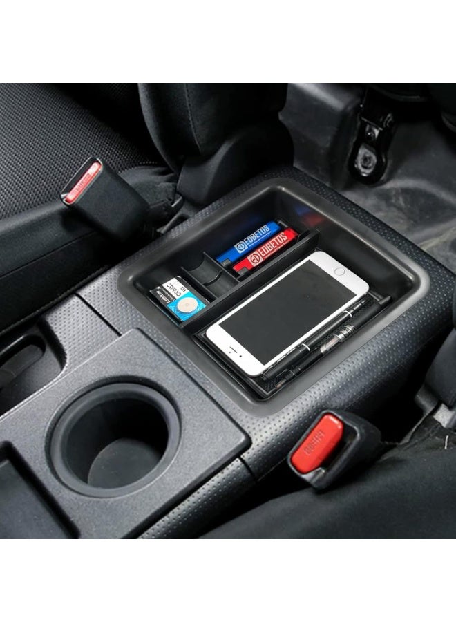 KISSUN Center Console Organizer Tray Compatible with Toyota FJ Cruiser Accessories 2007-2021 2018 2019 2020 Interior Secondary Armrest Storage Box Insert Tray,Black - Image 5