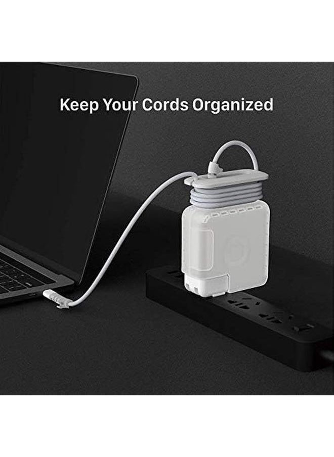 erorex - Cord Organizer Compatible With Macbook Charger Protective Case For Magsafe Usb C Power Adapter Mac Charging Cable Management Cord Winder For Travel Laptop Mac Accessories Mac Pro 13 Inch - Image 1