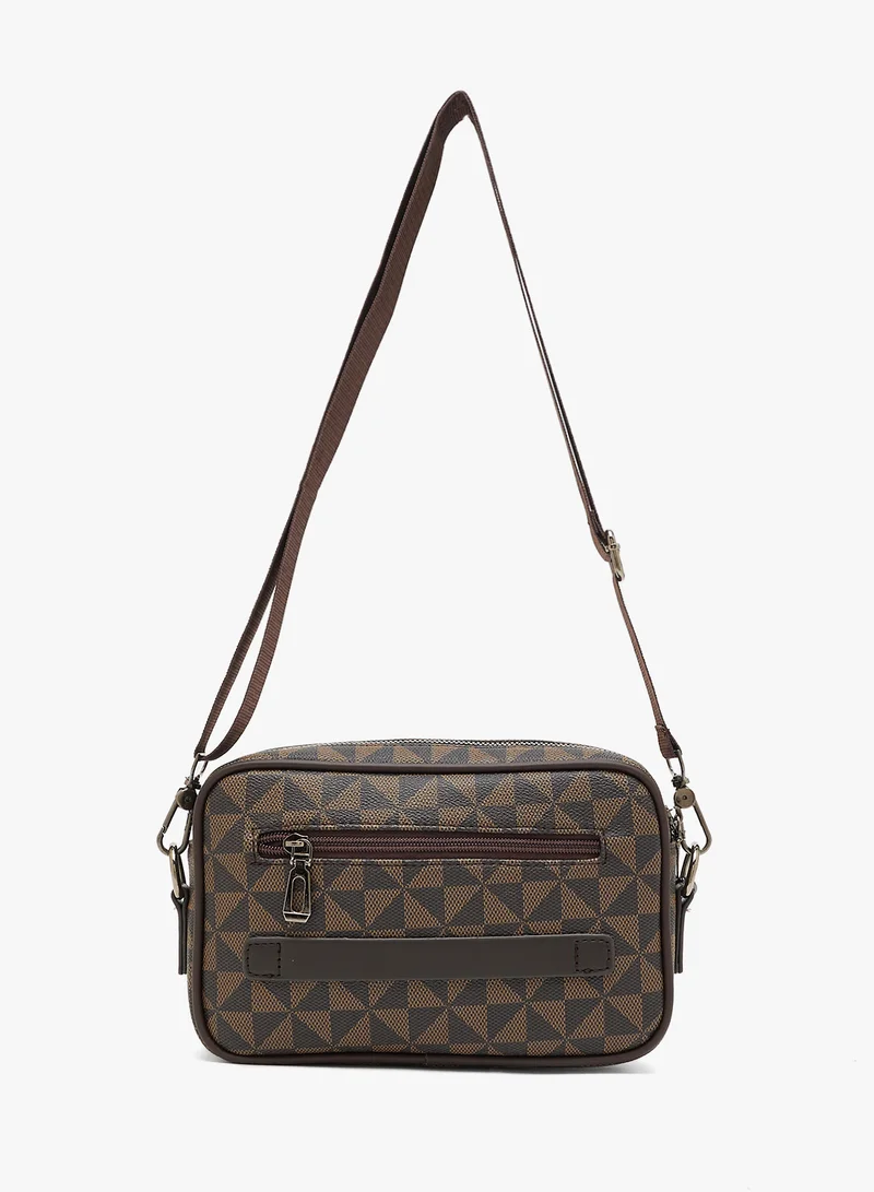 Robert Wood Printed Casual Crossbody Mesenger Bag