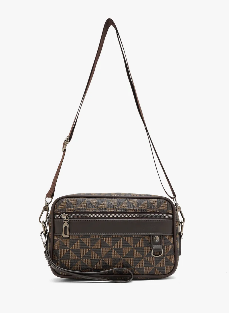 Robert Wood Printed Casual Crossbody Mesenger Bag