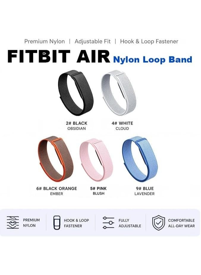 Breathable Replacement Sport Strap for Google Fitbit Air - Water & Sweat Resistant, Adjustable - Image 2