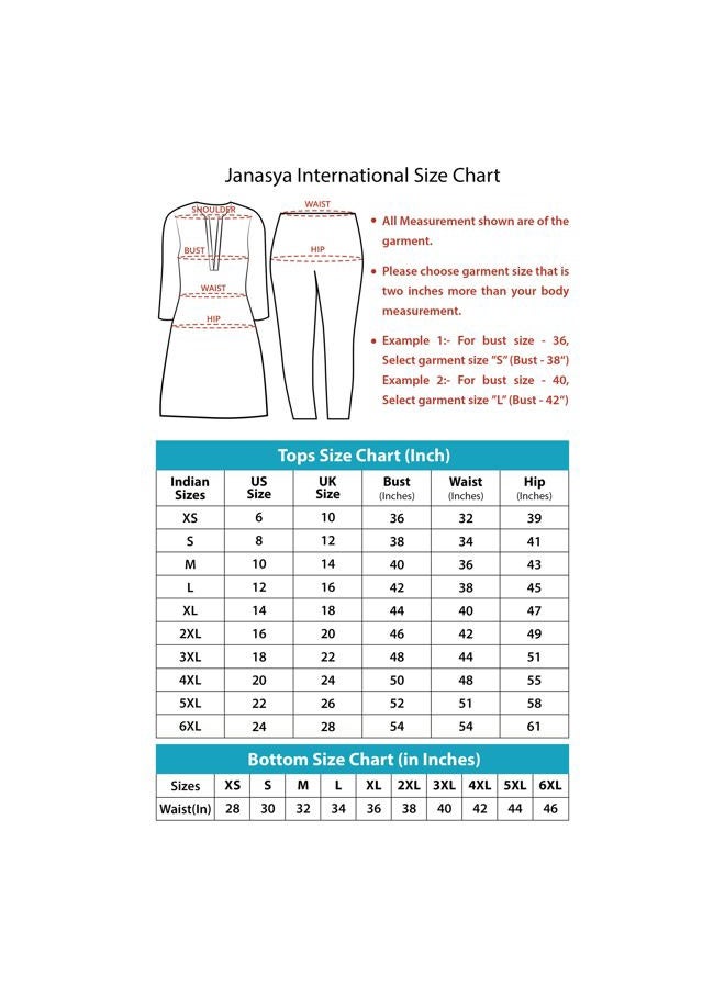 Janasya Indian Women's Kurta Kurti for Women Pure Cotton Straight Basic Office Wear Kurta, Off-white, 4XL - Image 4