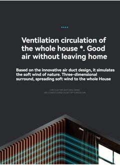 M MIAOYAN USB Bladeless Cooling Fan with Mist – Quiet Cross-Flow Air Cooler & Humidifier for Home and Dorm  - Image 5