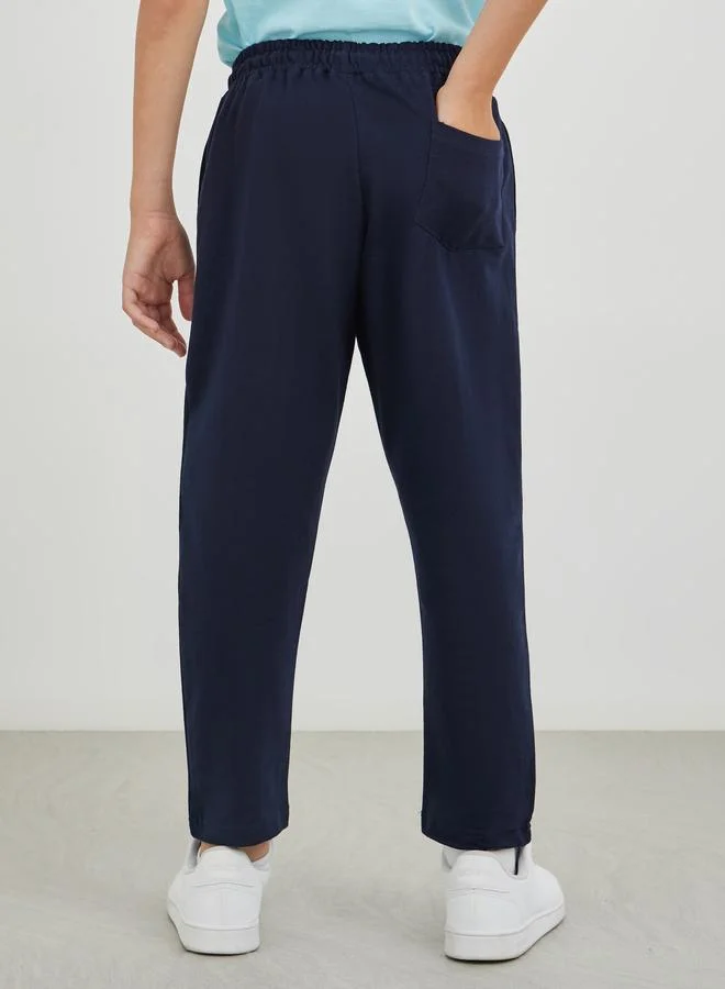 Styli Styli Regular Fit Joggers with Pintuck Detail