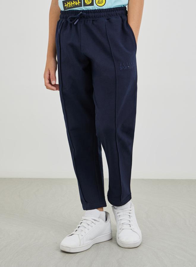 Styli Styli Regular Fit Joggers with Pintuck Detail  - Image 1
