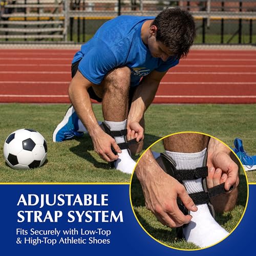 Brace Direct Semi-Rigid Active Ankle Brace for Sports - Maximum Support for Sprains & Injuries, Stabilizes & Protects Athletes Ankles Volleyball, Football (XS - Left, Men 4-6.5 / Women 5-7.5) - Image 5