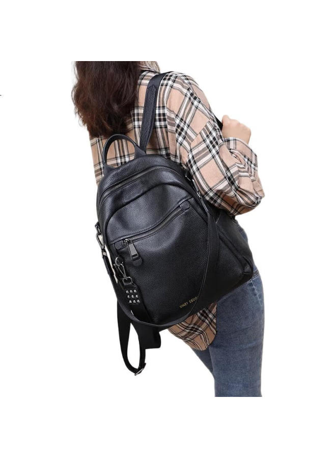 viney Leather Backpack For Women, Large Capacity, Stylish, Lightweight School Bag For Travel, Birthday And Mother'S Day Gift - Image 3