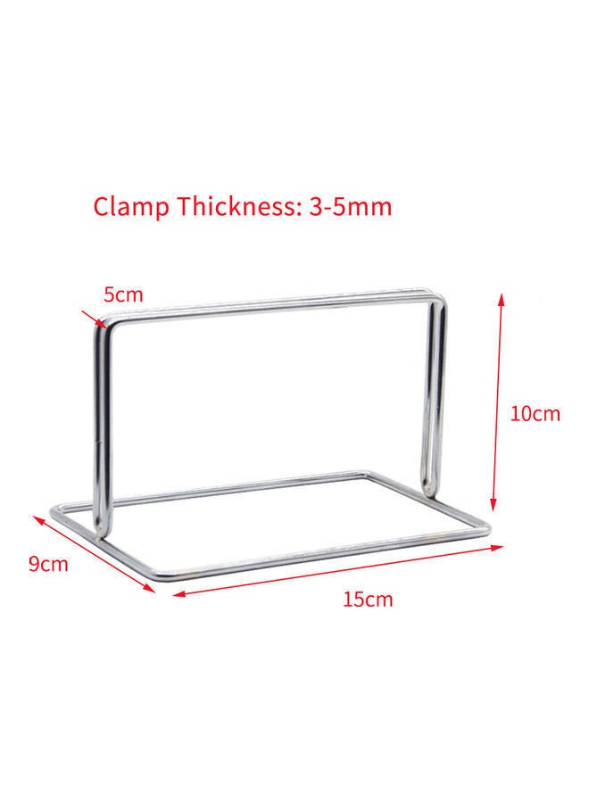 NIBEMINENT Desk Partition Removable Clamp Silver - Image 3