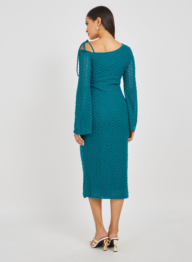 Styli Textured Midi Dress  - Image 5