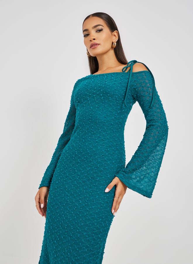 Styli Textured Midi Dress  - Image 3