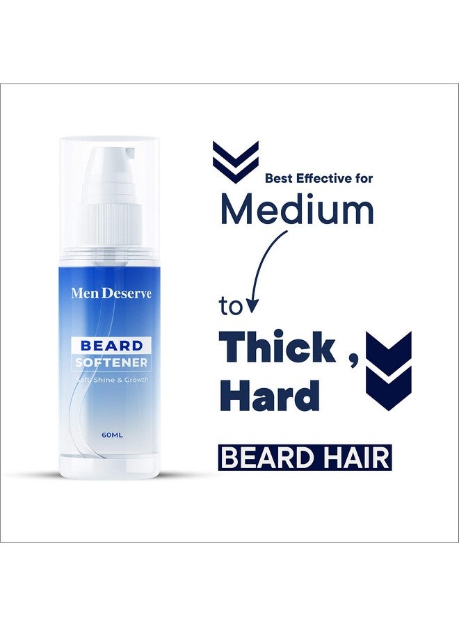 مين ديسيرف منعم اللحية / منعم اللحية للرجال / زيت منعم اللحية / مصل اللحية / (ناعم، لامع ونمو) - (60 مل) - Image 4