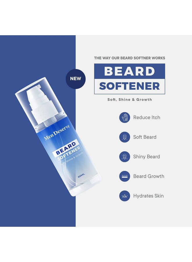 مين ديسيرف منعم اللحية / منعم اللحية للرجال / زيت منعم اللحية / مصل اللحية / (ناعم، لامع ونمو) - (60 مل) - Image 3