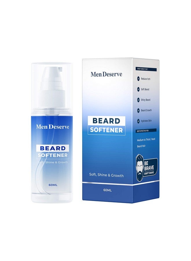 مين ديسيرف منعم اللحية / منعم اللحية للرجال / زيت منعم اللحية / مصل اللحية / (ناعم، لامع ونمو) - (60 مل) - Image 1