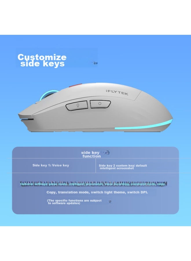 iFLYTEK Xunfei Ai Smart Mouse Am50, Wireless Mouse, Bluetooth Mouse, Ai Writing And Q&A, Intelligent Ppt Generation, Wireless Charging, Office Mouse, Black - Image 4