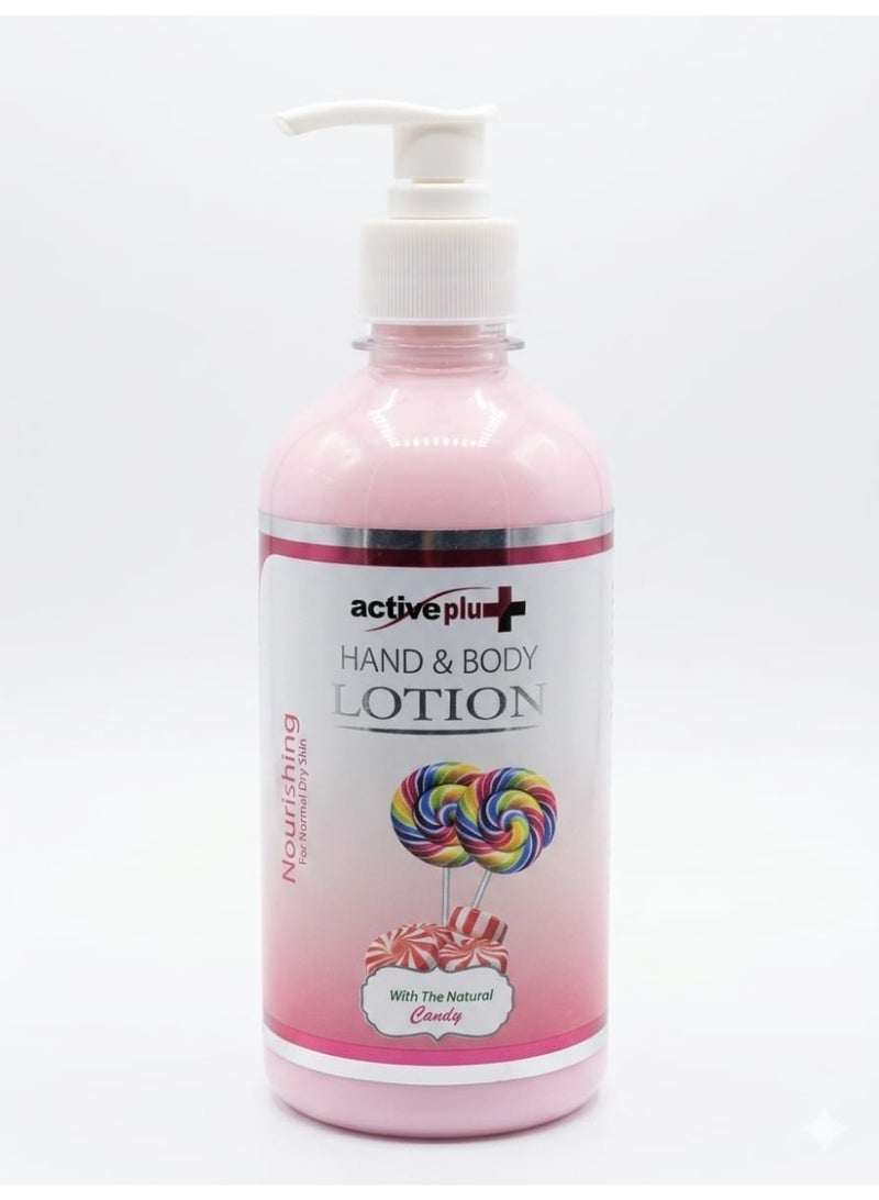 hand & body lotion with the natural candy