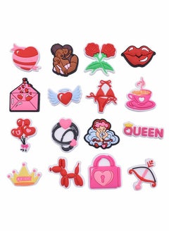 Excefore Croc Charms 16 Pcs Shoe Decoration Charms Crocs Pins Crocs Accessories  - Image 1
