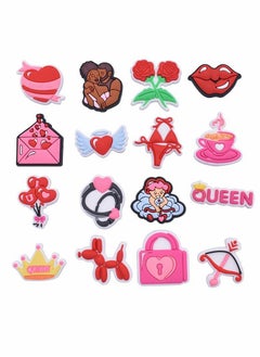 Excefore Croc Charms 16 Pcs Shoe Decoration Charms Crocs Pins Crocs Accessories  - Image 4