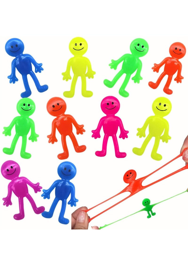 يوڠام ٣٦ لعبة رجل لاصق ومطاطي، ألعاب تململ ممتعة للأطفال، رجال قابلون للتمدد والانحناء بألوان متنوعة لتخفيف التوتر، هدايا حفلات نابضة بالألوان، جوائز للفصول الدراسية، مستلزمات حفلات عيد الميلاد وللعب الحسي - Image 1