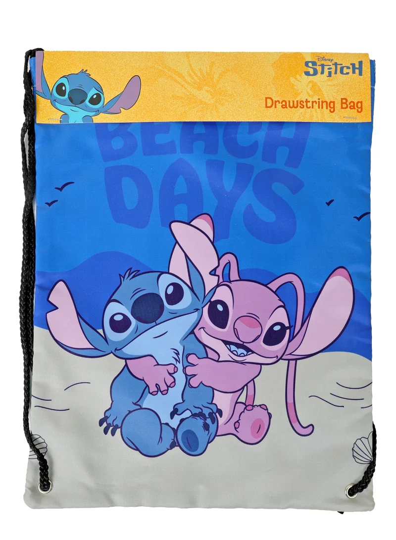 Disney Disney - Stitch Drawstring Bag - Blue - 14-Inch