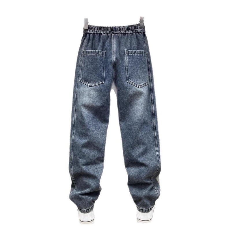 Unisex Classic Denim Jeans Loose Fit Daily Outdoor Wear - Image 5