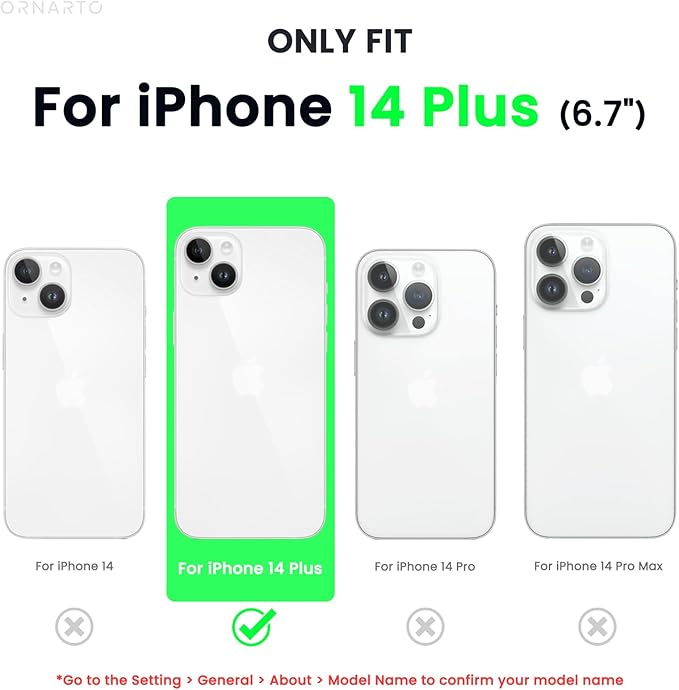 Unipha iPhone 14 Plus Silicone Case  Black - Image 1