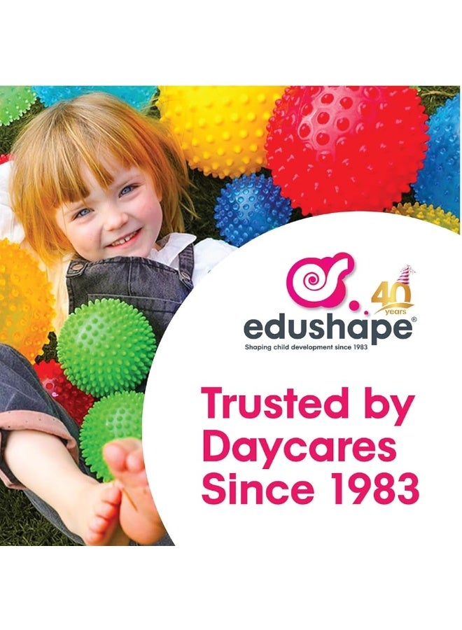 Edushape First Birthday Gift Set - Baby Musical Instruments & Toddler Music Set - Music Toys Baby Gift â€“ Includes Hand Drum, Rain Stick, Shakers, Bell - Interactive Toddler Music Toys for Toddlers 1-3 - Image 5