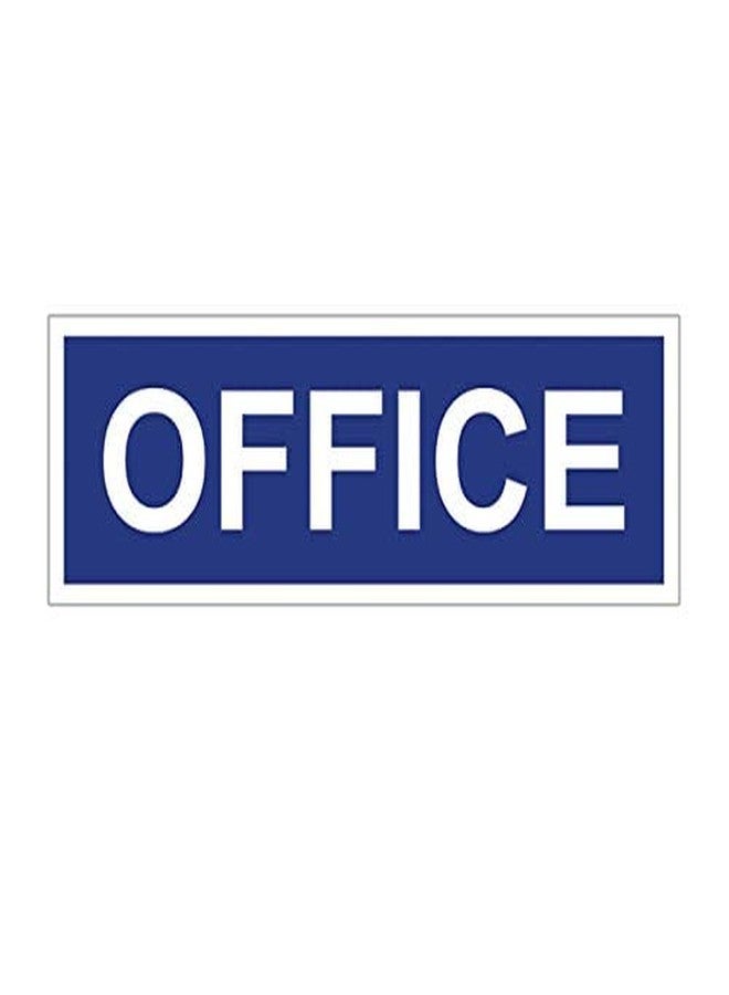 Masstone Office Sign Board | Sign Board (4x12 Inch) | Emergency Sign | Office Room Sign Board | Sign Board for Office | Director Office Sign Board | Office Sign Sticker | Perfect Use Office - Image 1