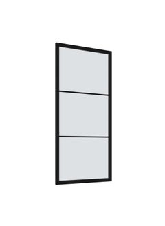 Milano Bathtub Screen Shower Screen Door Shower Curtain Alternative  (Wg-1Pg) 800*1400 - Matt Black - Made In China