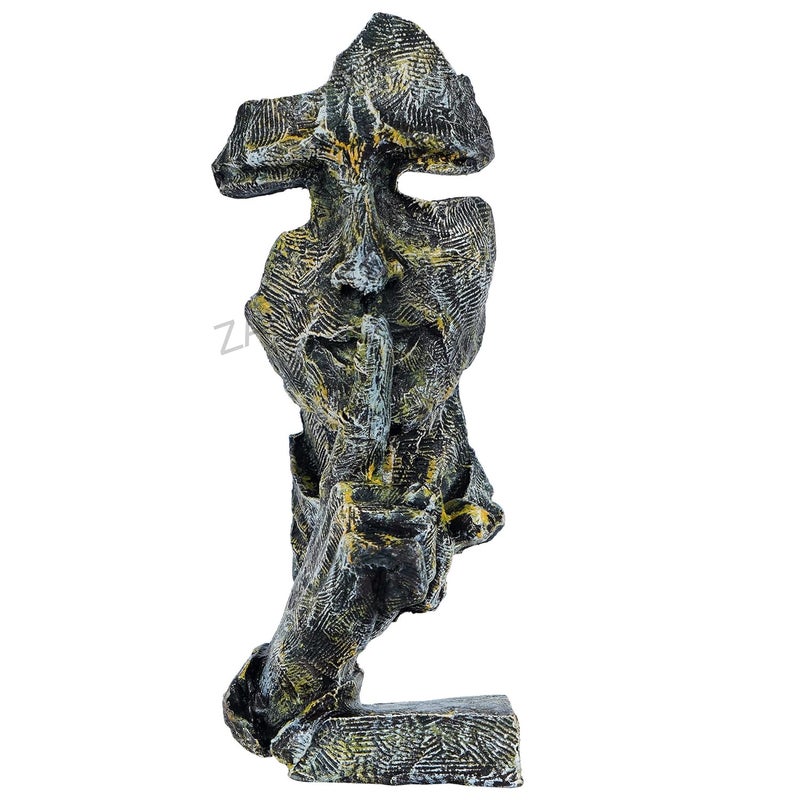 Zart Home Decor Multicolour Men face Shaped Figurine for Living Room Perfect for GiftingSize 65 35inch Polyresin