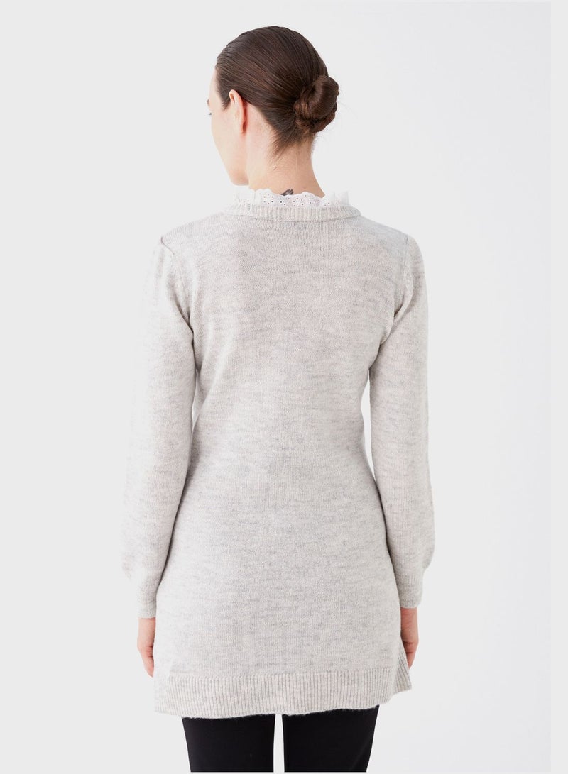 LC Waikiki Maternity High Neck Ruffle Detail Tunic - Image 2