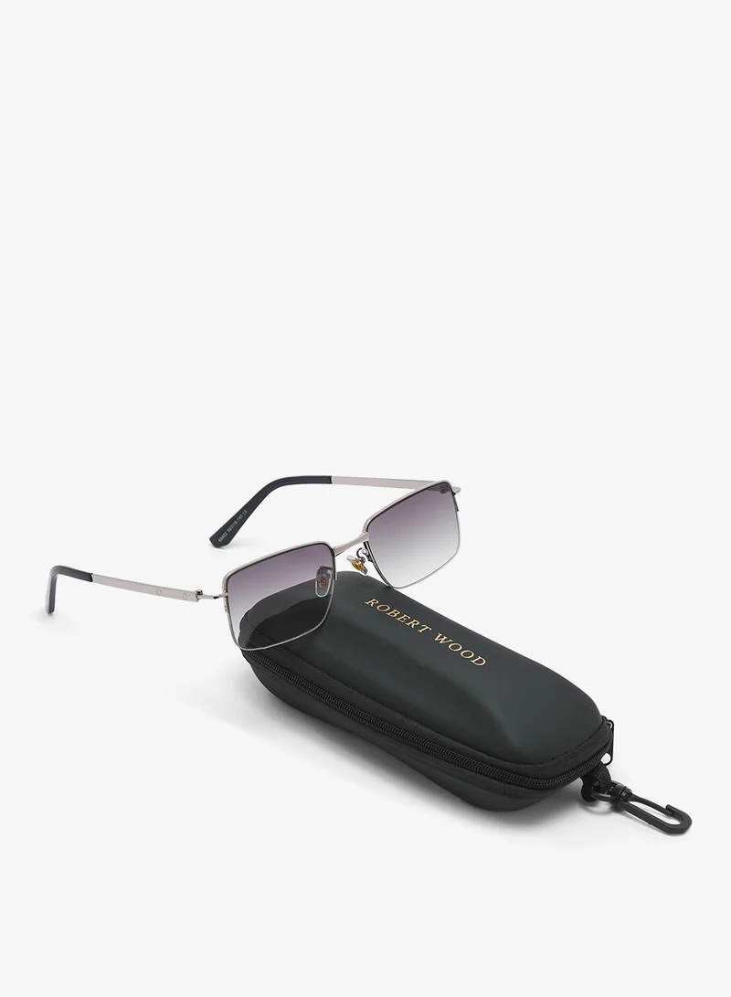 Robert Wood  Rectangle Retro Sunglasses for Men | Best Price UAE