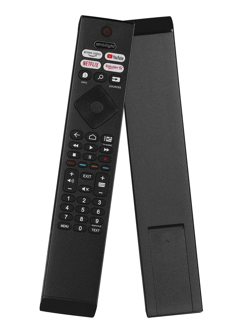 AmbiLight Remote Control BRC0984501 for Philips LCD LED Smart TV 7900 Series – Infrared Connectivity, 15m Range, Easy-to-Use Replacement Remote with AAA Battery – 360 Days Warranty  - Image 1