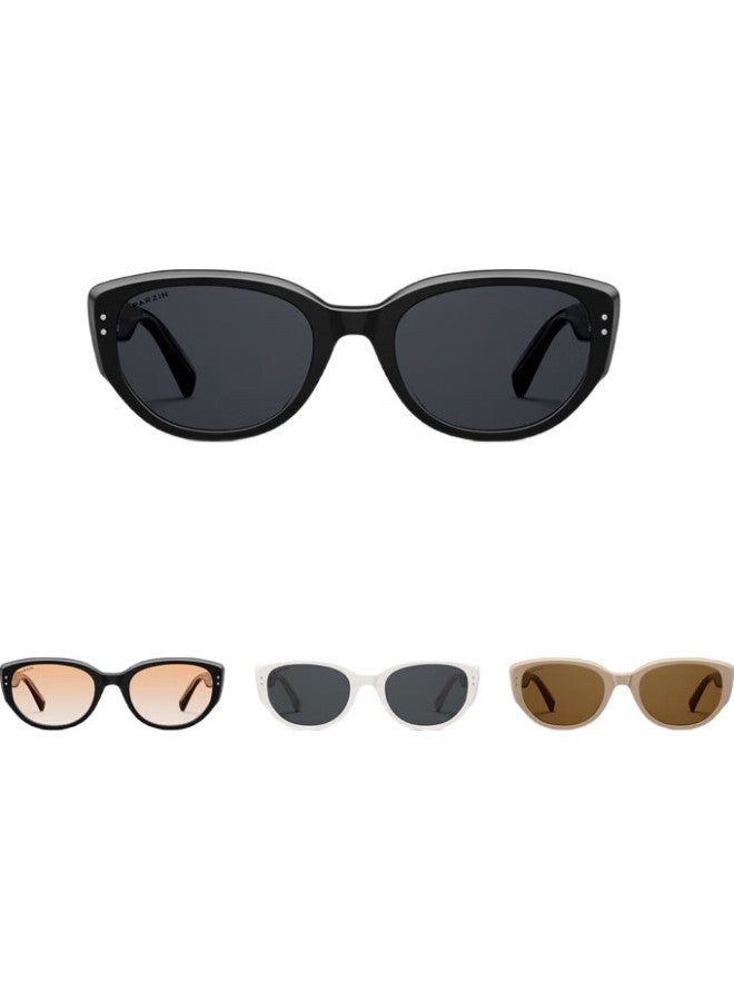 PARZIN (Parzin) Sunglasses Fan Chengcheng Same Style Unisex Fashion Small Frame Sunscreen Driving Sunglasses Men 12715B - Image 2