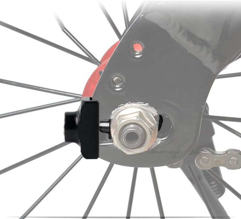 Single Speed Bike Chain Tensioner,Folding Bicycle Chain Tensioner,Aluminum alloy chain adjuster suitable Bicycle Replacement Accessories for Most Single Speed Bikes Road Bikes Folding Bikes - Image 3