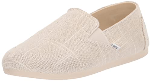 TOMS womens Redondo Loafer Flat, Natural Metallic, 5.5 US - Image 3