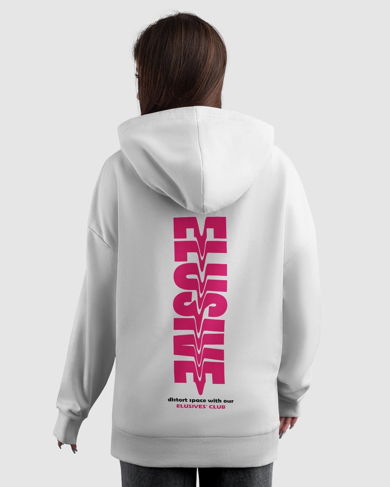 Glitter Women Winter Hoodie - White - Image 2