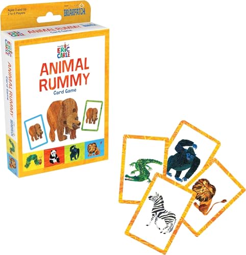 Briarpatch The Very Hungry Caterpillar Animal Rummy Card Game Ages 3 - Image 1