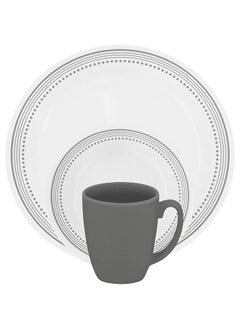Corelle 12 Piece Set Dinnerware Set Mystic Gray  - Image 1